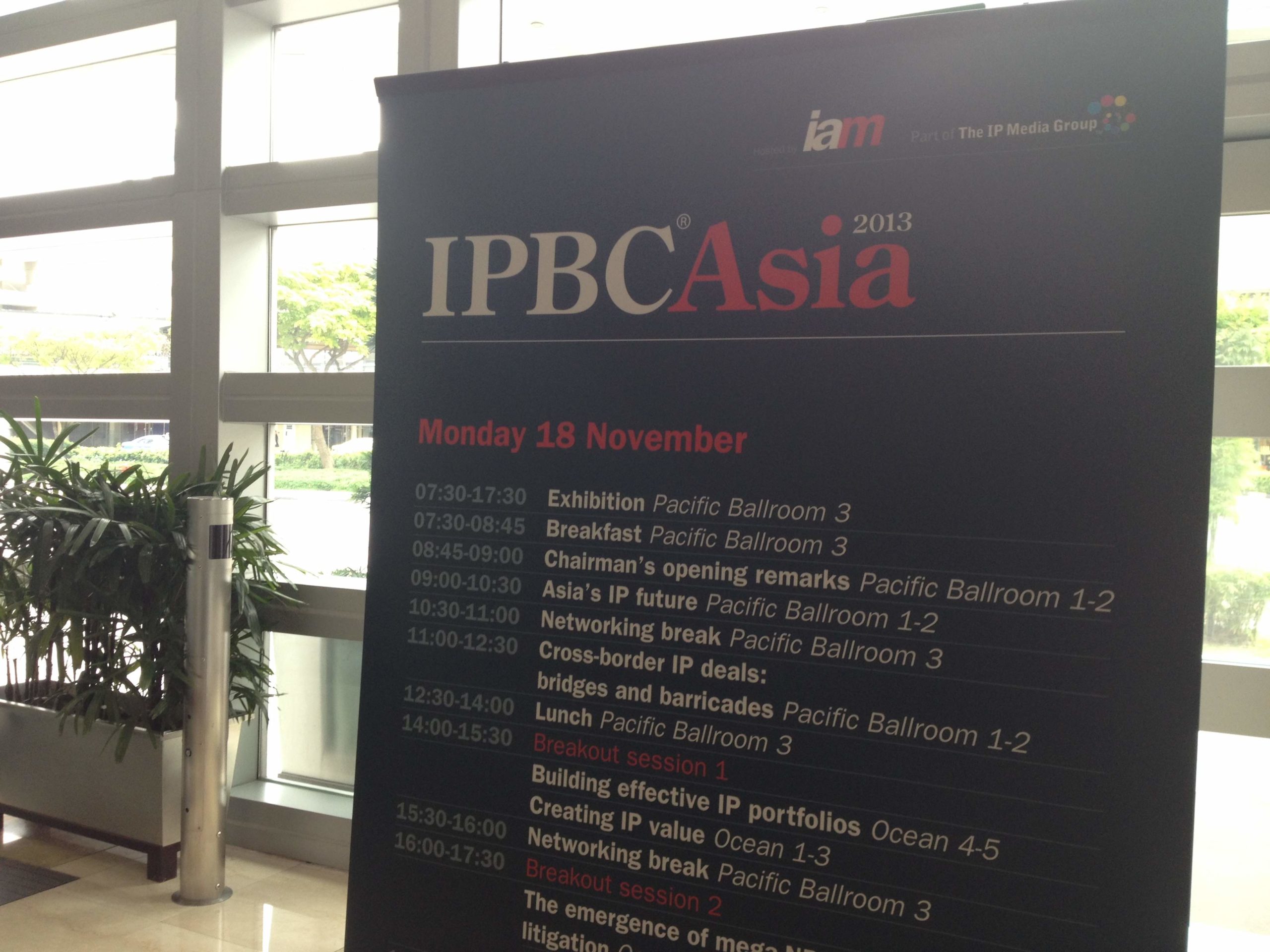 IP Business Congress Asia 2013 in Singapore